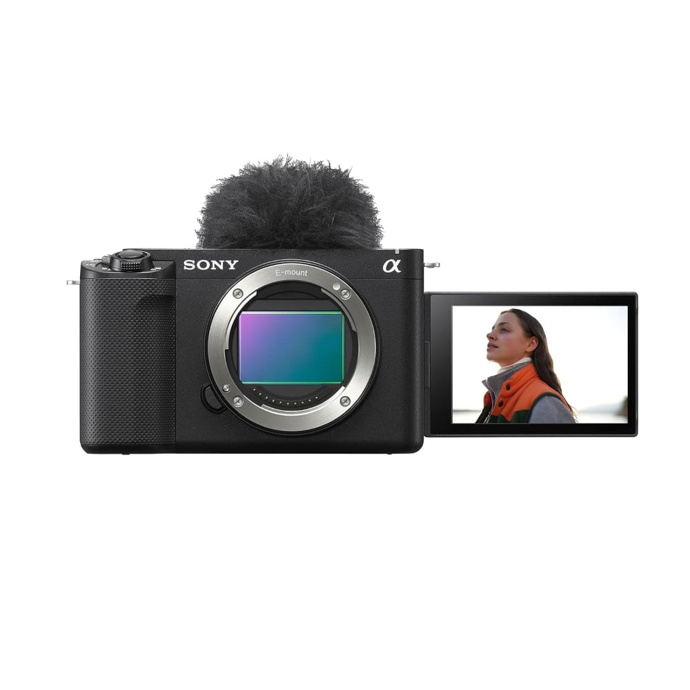 Sony Alpha 12.1 MP 4K 120p Recording Full-Frame Interchangeable-Lens Mirrorless vlog Camera Black