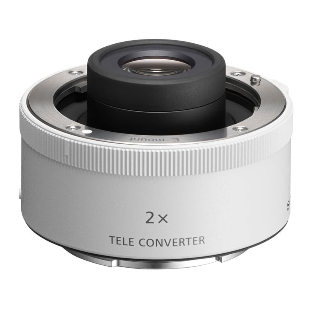 سوني عدسة تكبير E Mount 2X بطول بؤري 200 ملم ×2 أبيض
