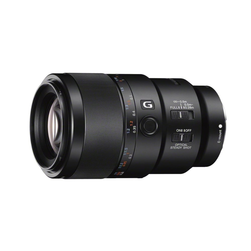 Sony FE 90mm f/2.8-22 Macro G OSS Standard-Prime Lens for Mirrorless Cameras Black