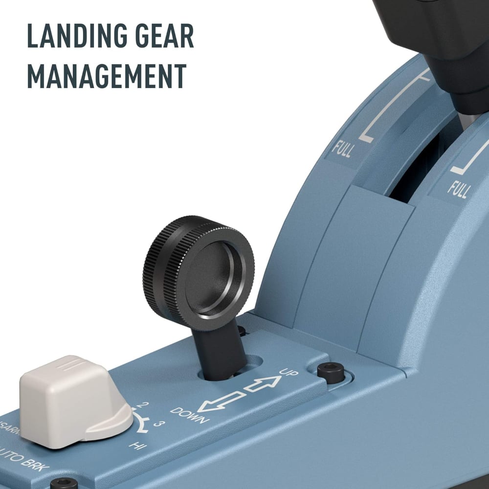 Thrustmaster Tca Quadrant Airbus Edition Flight Ww Controller for Pc Blue