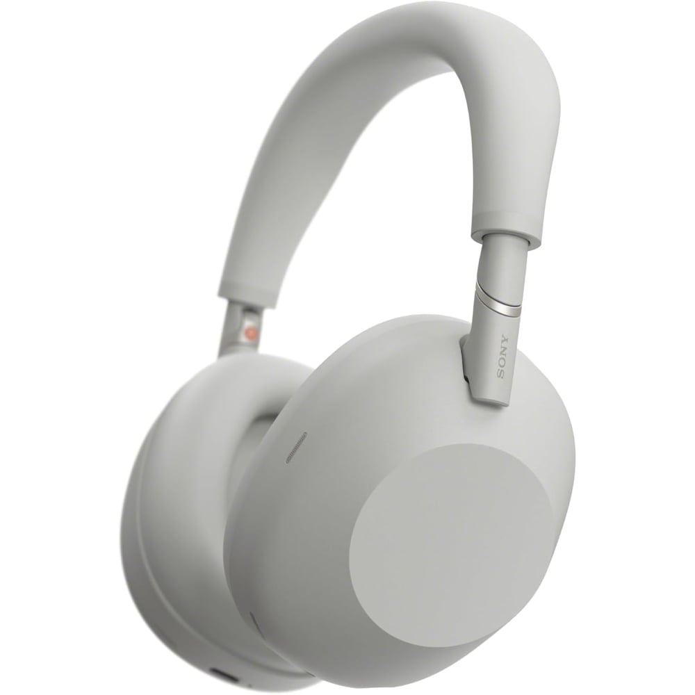 Sony WH-1000XM6 30-Hour Battery Life Wireless Noise Canceling Over-Ear Headphones Platinum Silver