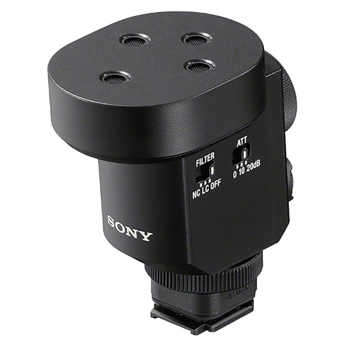 Sony Eight Audio Recording Modes Digital Shotgun Camera Microphone Black