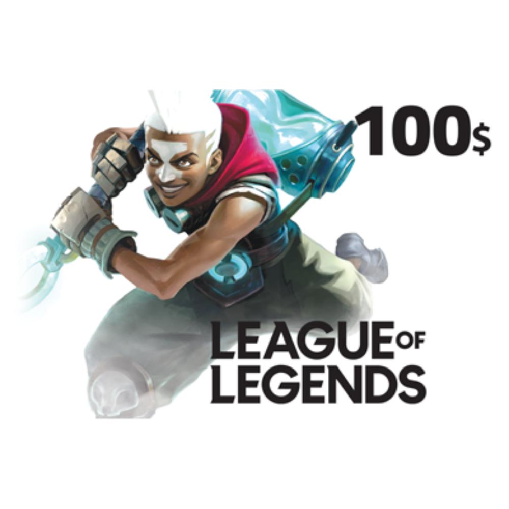 League Of Legend (PC) Gift Card USD 100 