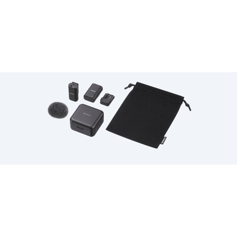 Sony ECM-W3S Single-Channel Wireless Camera Microphone for Digital Recording| Black