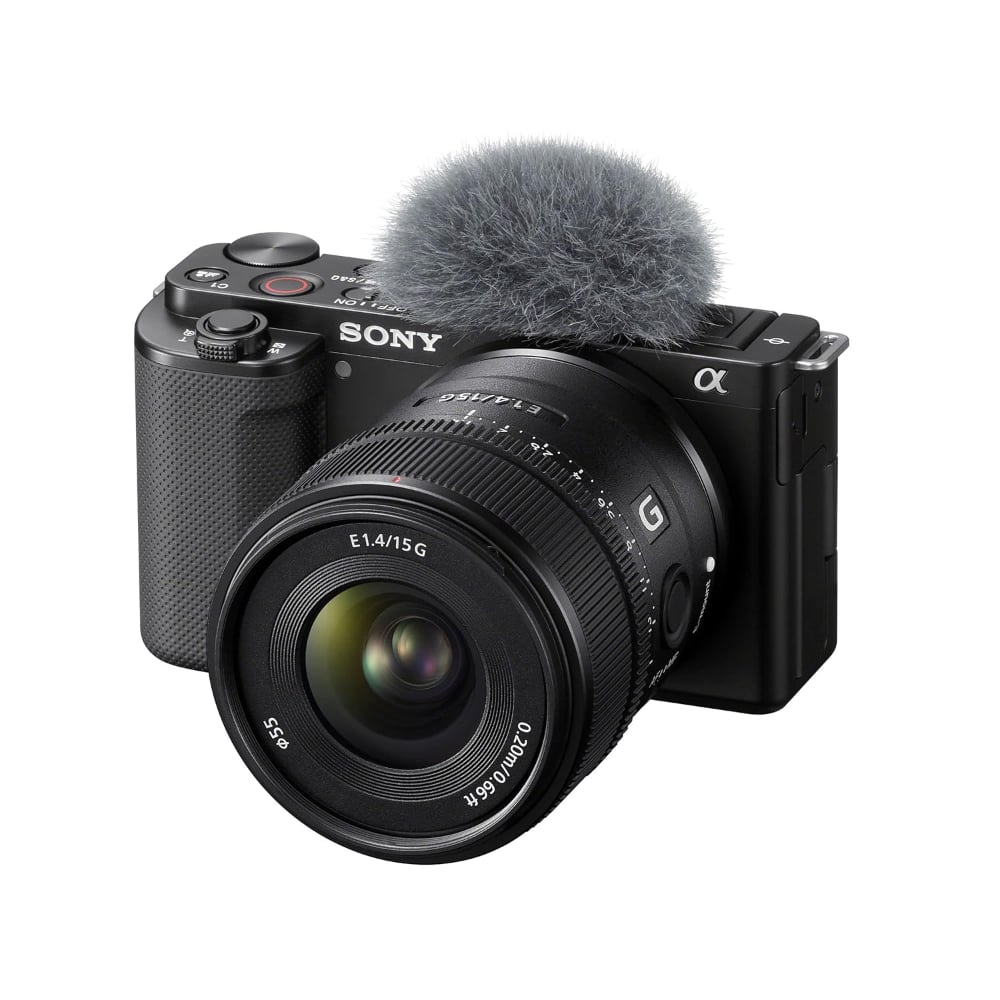 Sony E Mount E 15Mm F1.4 G Aps-C Wide-Angle Prime Lens Black
