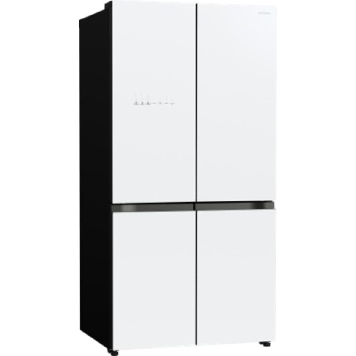 Hitachi Bottom Freezer Four Door Refrigerator | 357L | Inverter Technology | HR4N9713DFSVAGPWSA | Glass White