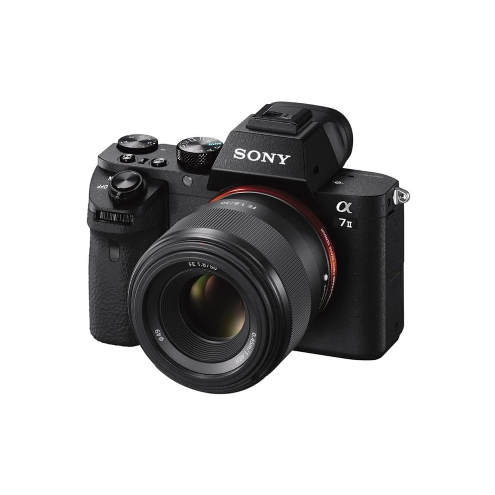 Sony E Mount FE 50mm F1.8 Standard Prime Full-Frame Lens Black
