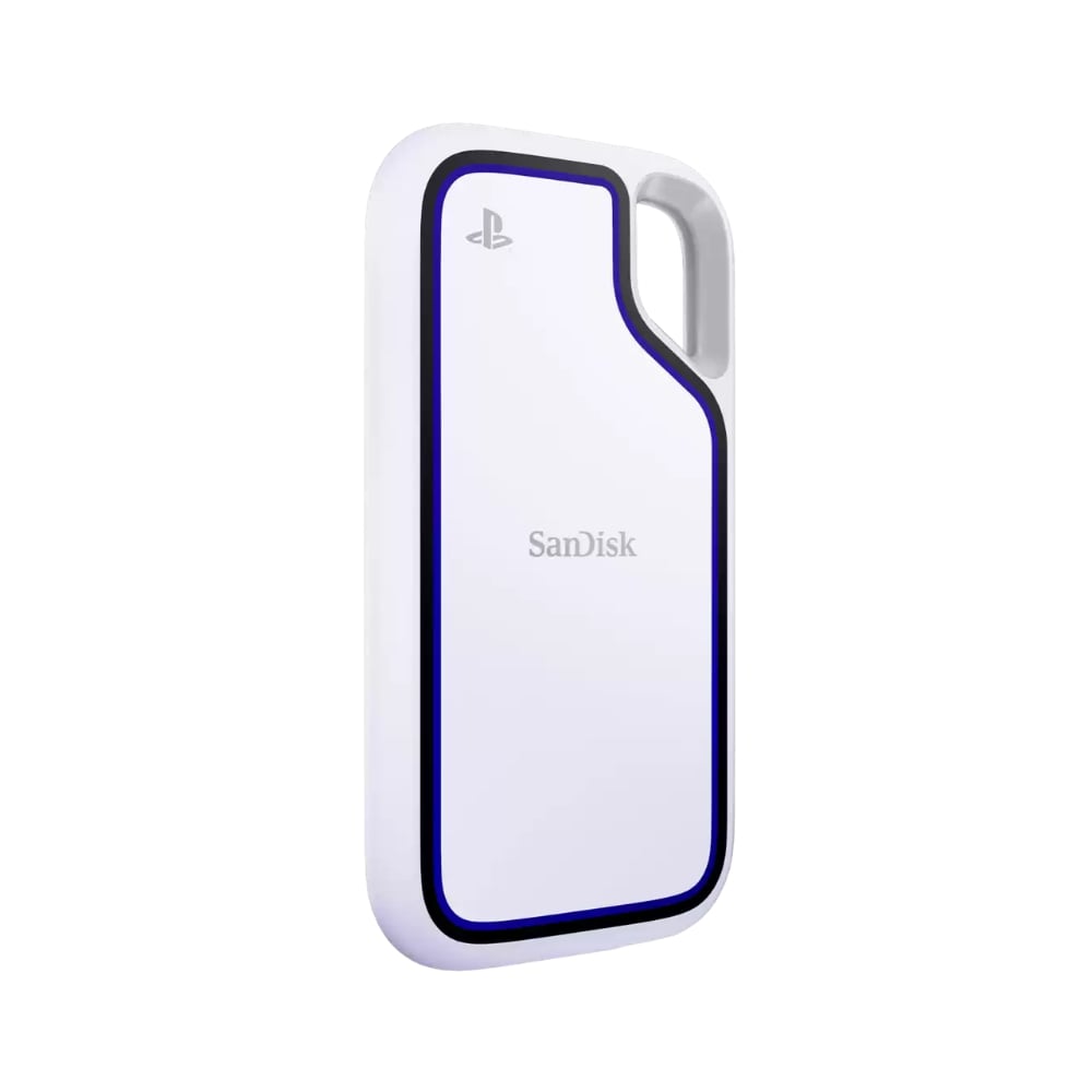 SanDisk 2TB 1000MB/s Quickly Transfer Extreme Portable SSD White for PlayStation 5 Console