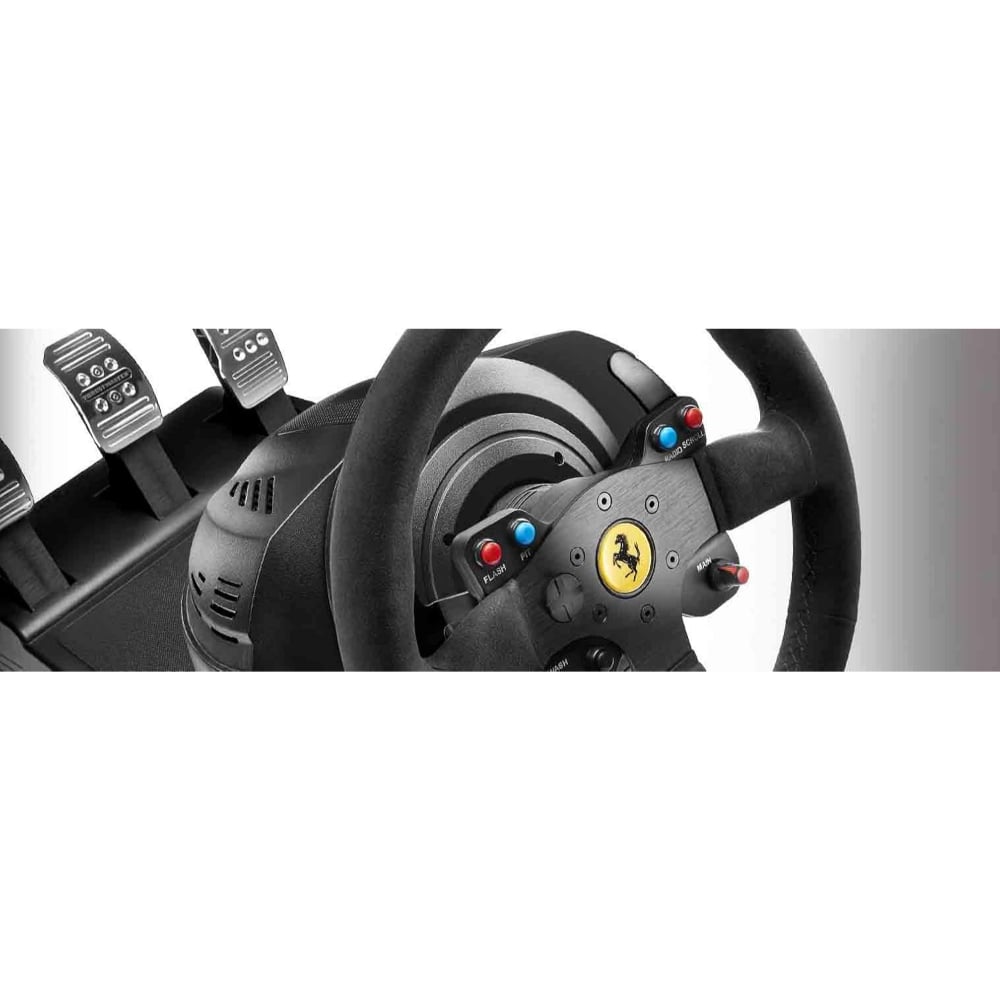 Thrustmaster T300 Ferrari Integral RW Alcantara edition Racing Game Wheel for Pc Black