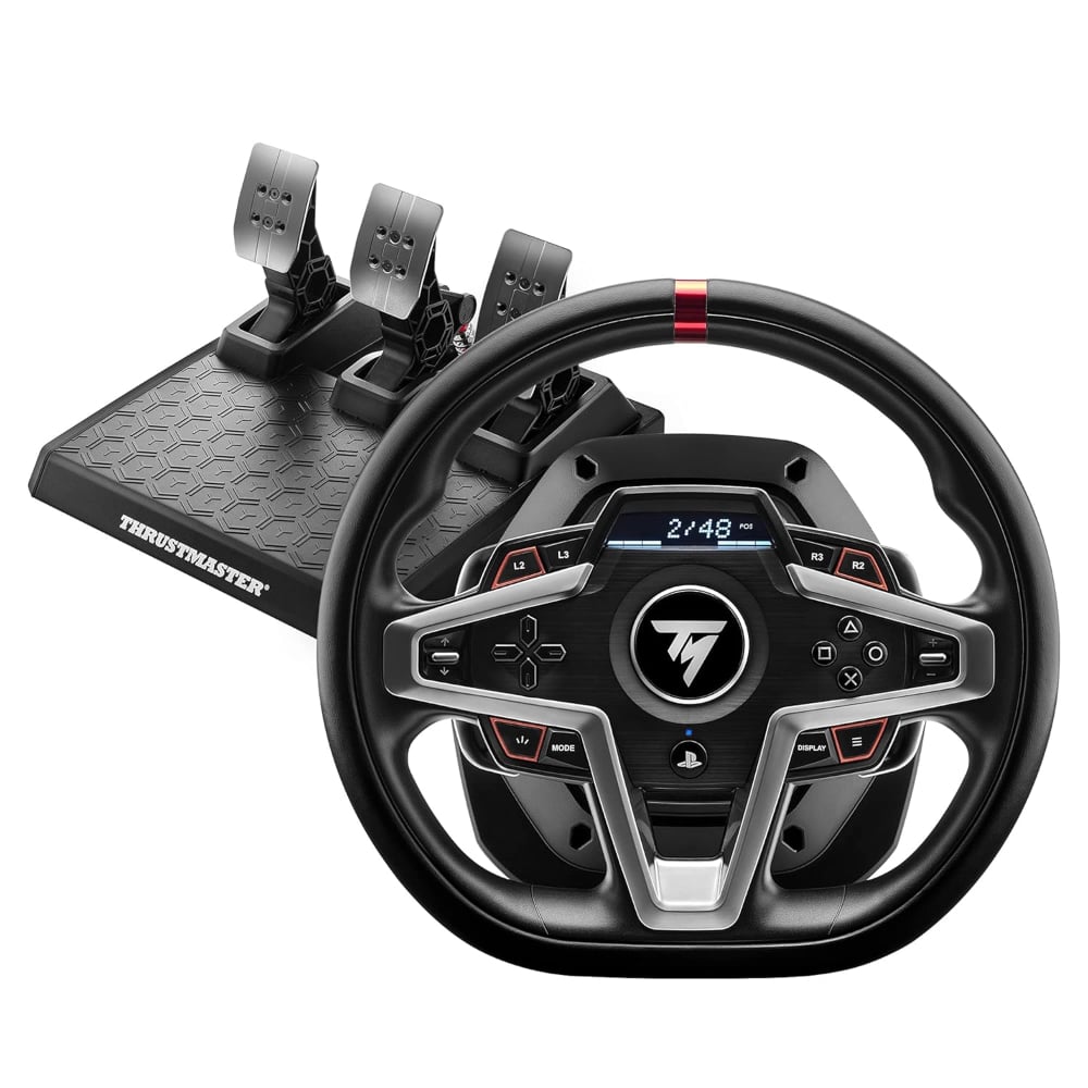 Thrustmaster Magnetic Paddle Shifters Racing Game Wheel For Ps5 Black