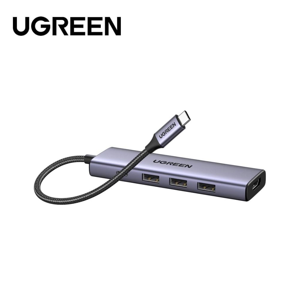 UGREEN Support 4K at 30Hz HDMI 5 in 1 USB C 3.1 to HDMI Hub Grey