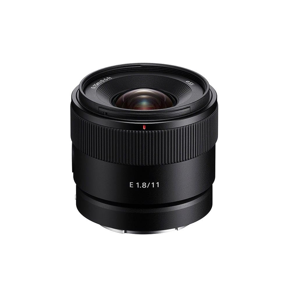Sony E Mount E 11mm F1.8 APS-C Wide-Angle Prime Lens Black