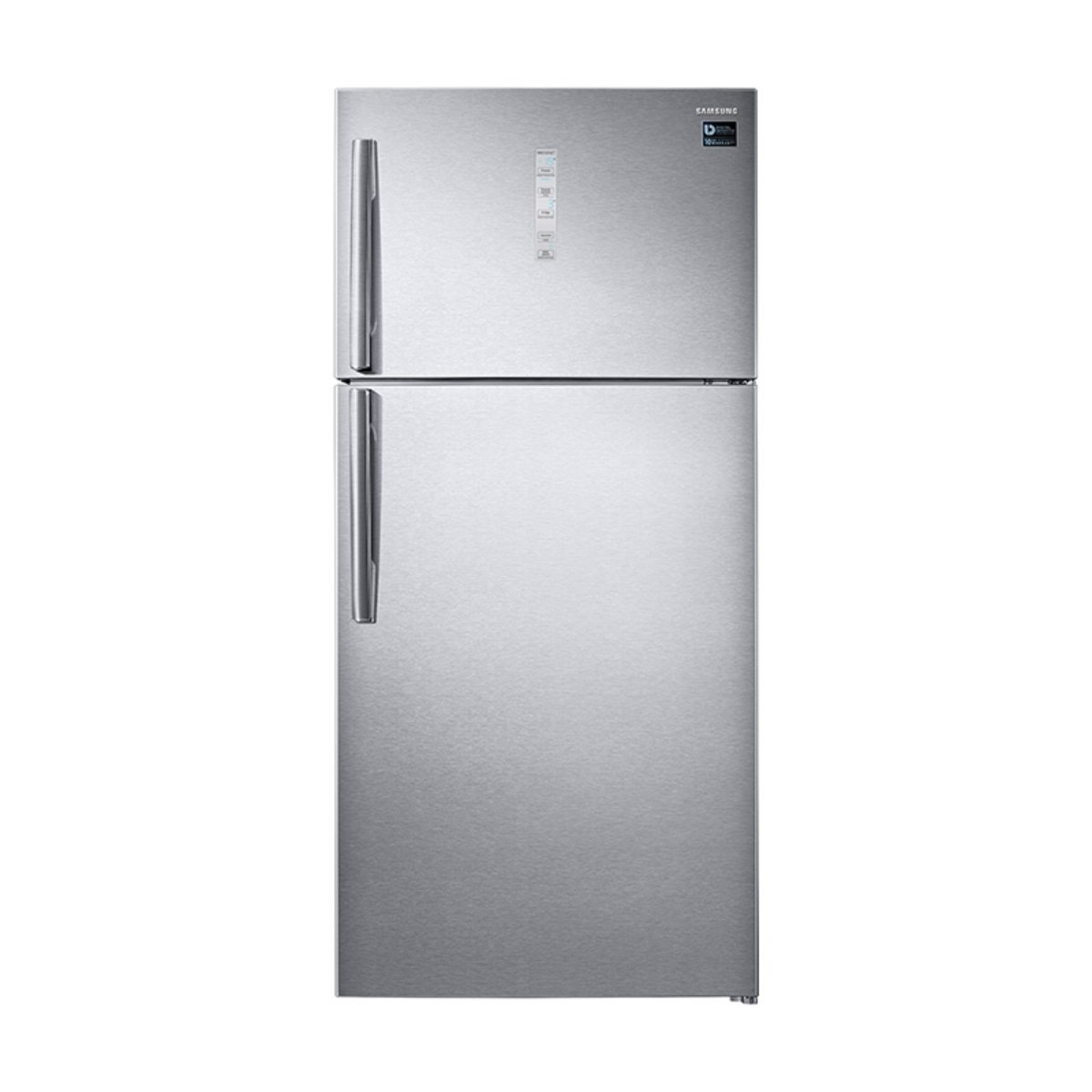 Samsung 21.9 Cu.Ft Twin Cooling Double Door Refrigerator with Top Mount Freezer Silver