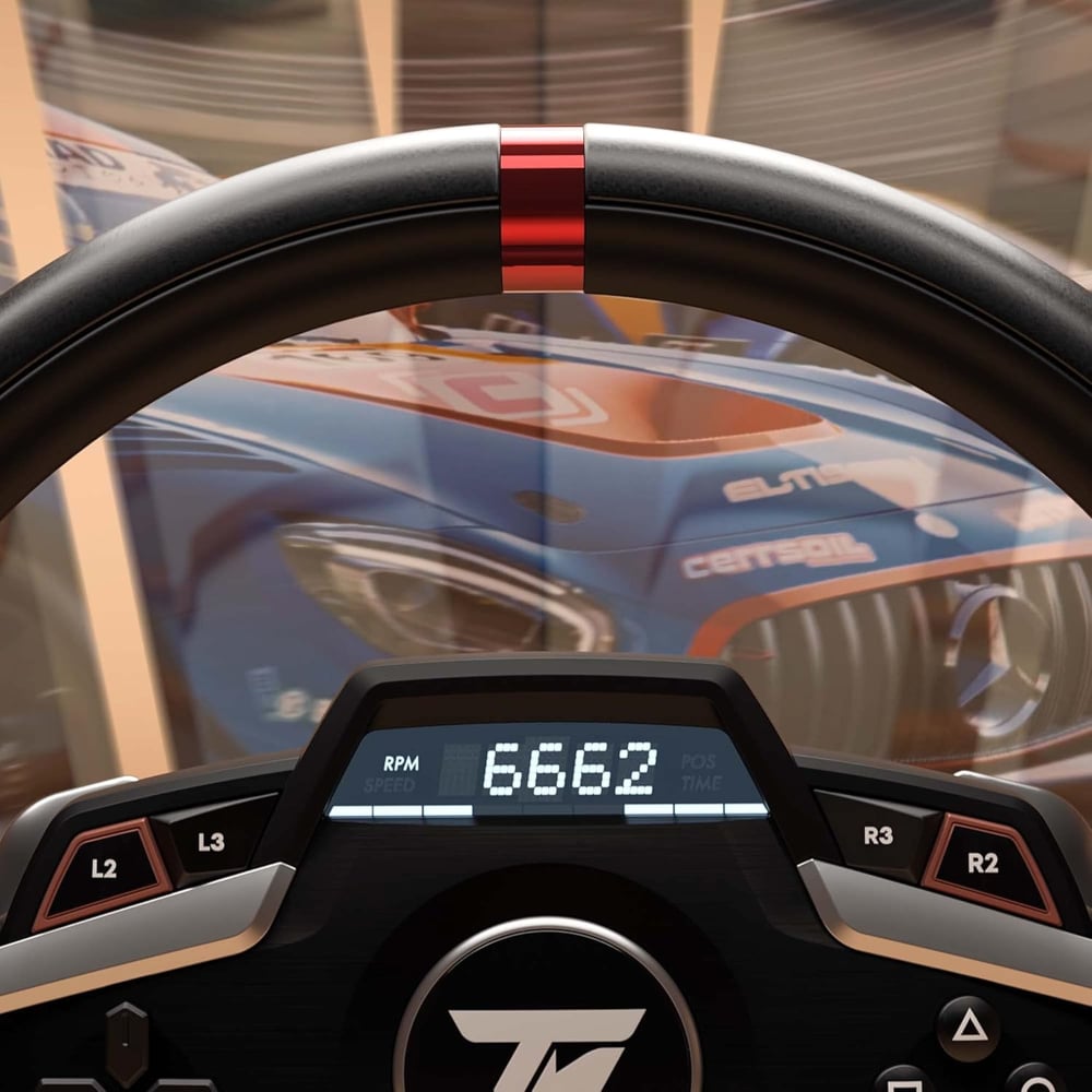 Thrustmaster Magnetic Paddle Shifters Racing Game Wheel For Ps5 Black