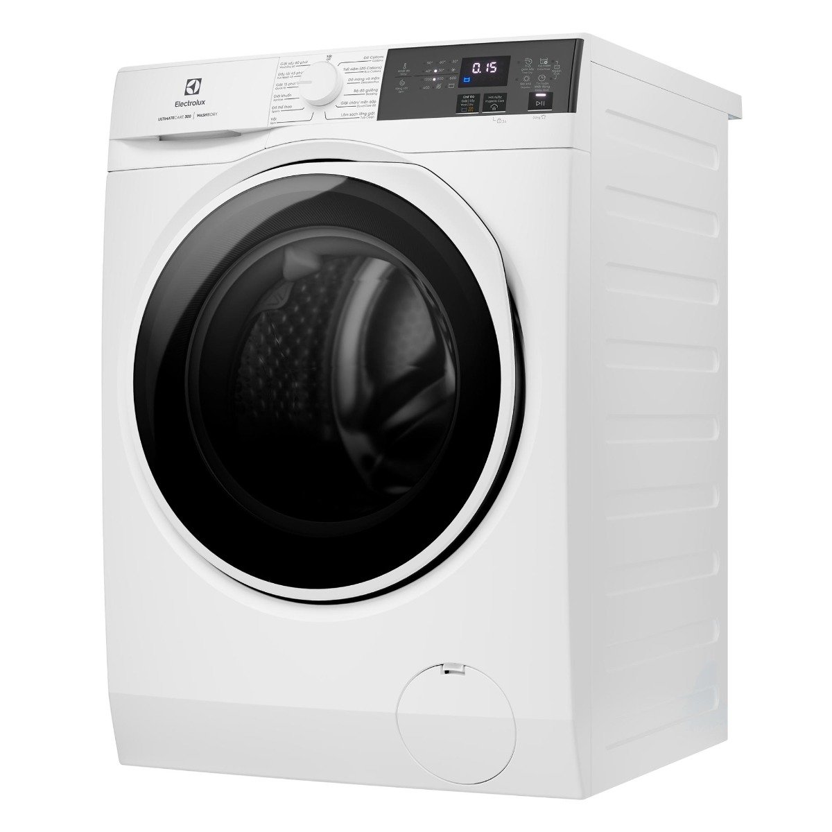 غسالة ومجفف إلكترولوكس UltimateCare 300 سعة 9/6 كجم | سرعة 1200 دورة/دقيقة | محرك EcoInverter | تعقيم | Full Wash 45 | أبيض | EWW9024P3WC