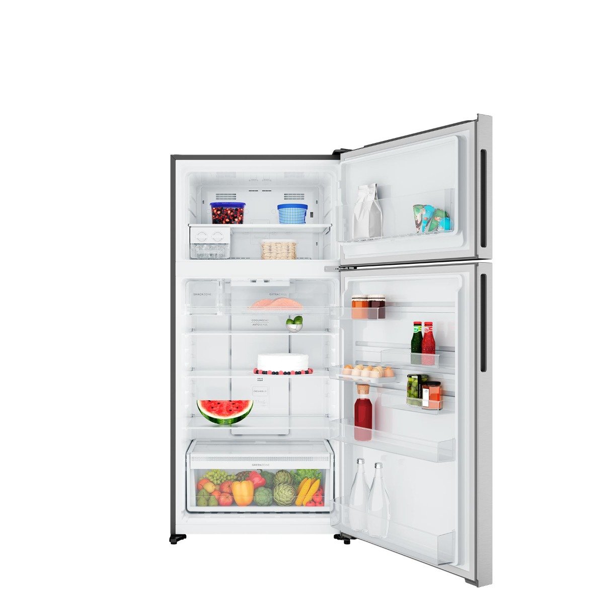 Electrolux 700 Series 503L Top Freezer Refrigerator | Inverter Compressor | Cooling360 | AI AutoSense | Silver | ETM5002C-S