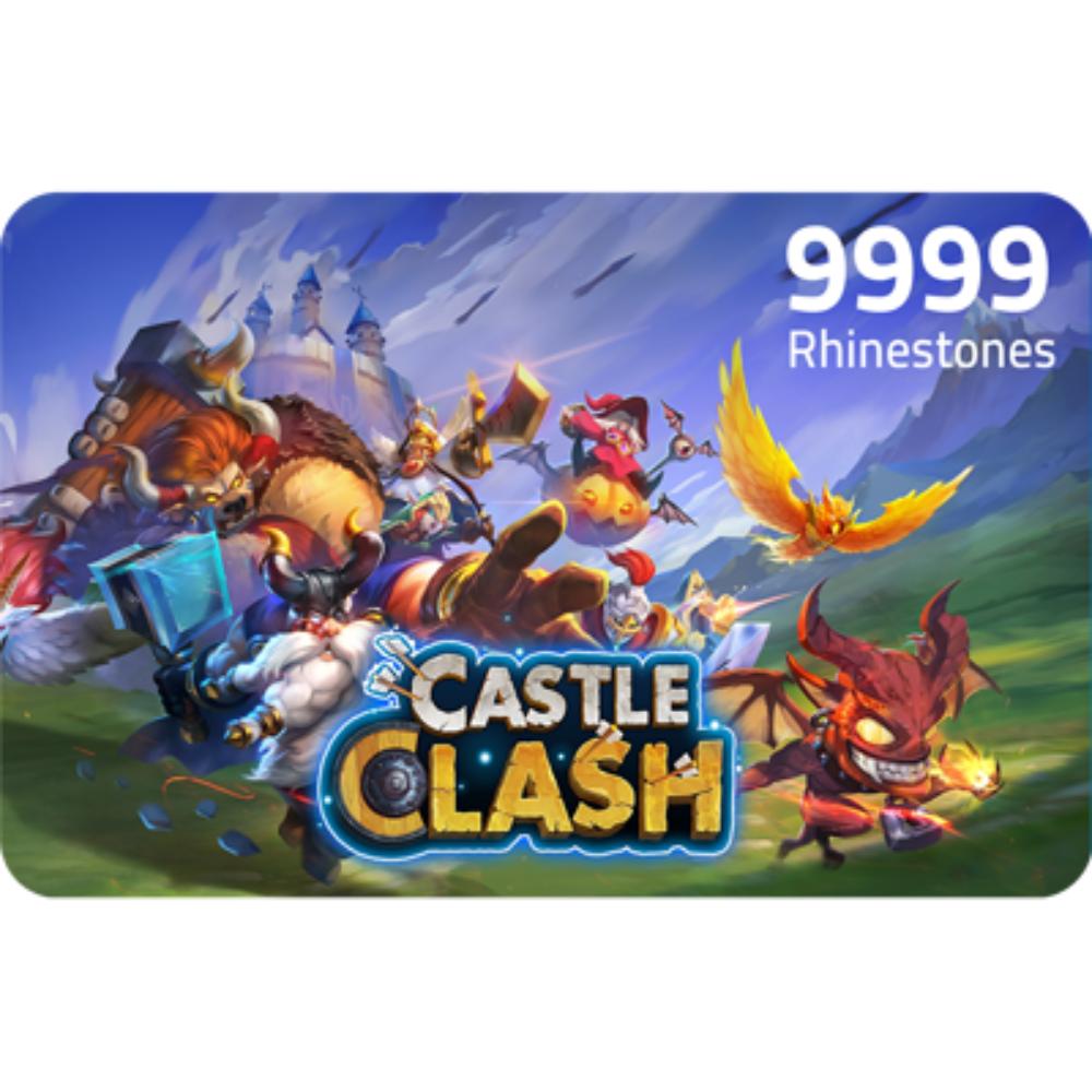 Castle Clash Gift Card Rhinestones 9999