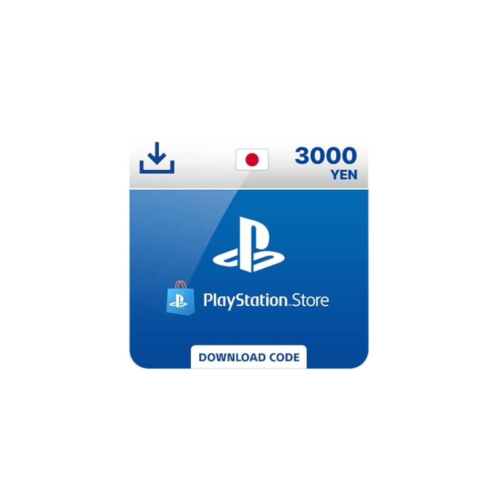 Sony Playstation Store Card JAPAN 3000 YEN Delivery By Email and SMS Digital Code Blue/White