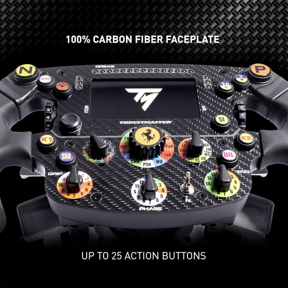 Thrustmaster Add-On Ferrari Edition Formula Gaming Steering Wheel Black