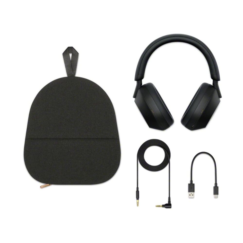 Sony WH-1000XM5 Wireless Over-Ear Headphones Noise Cancellation with Microphone Black