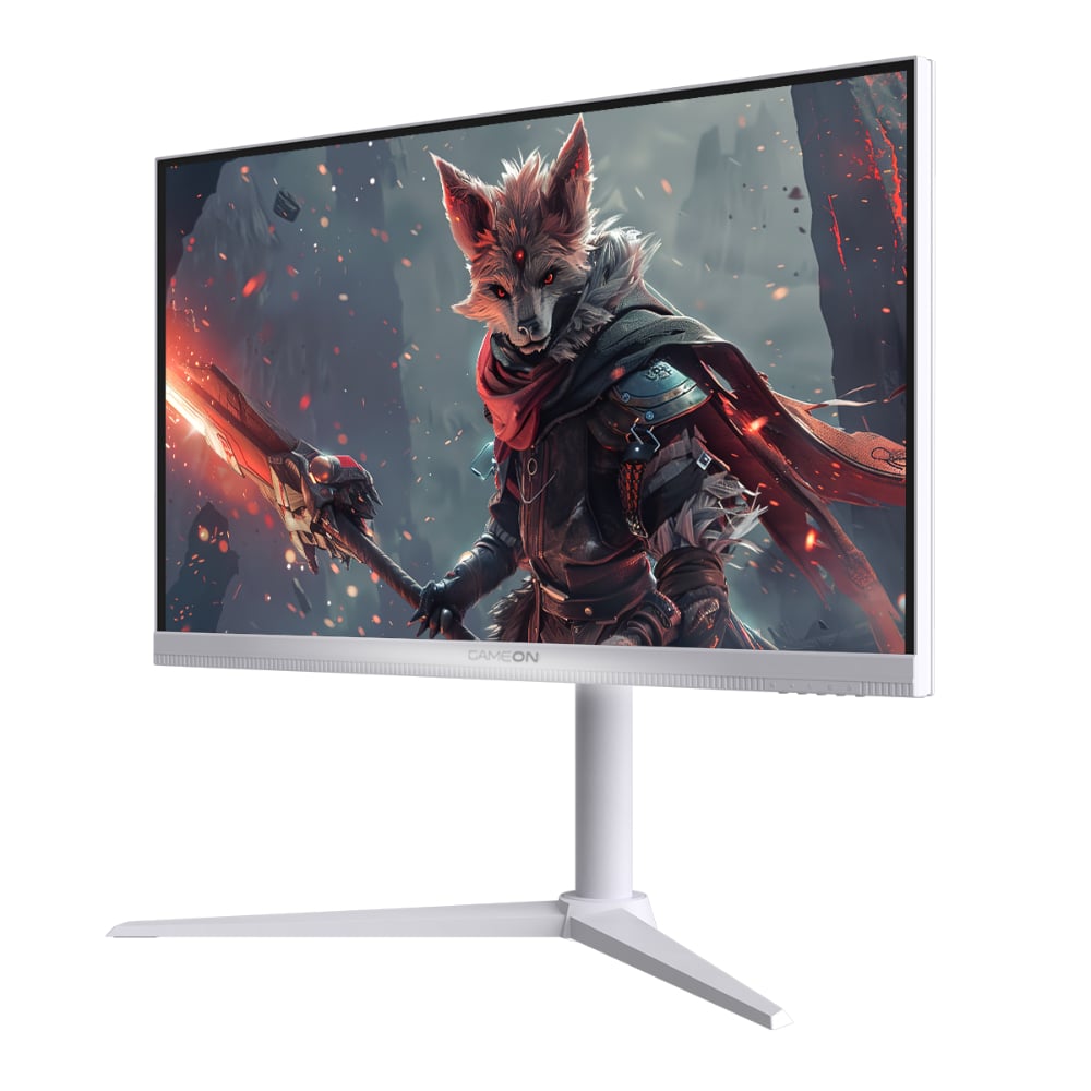 Gameon Artic Pro-Series 24 Inch 380Hz Fast IPS FHD 0.5ms Response Time HDMI 2.1 Gaming Monitor White
