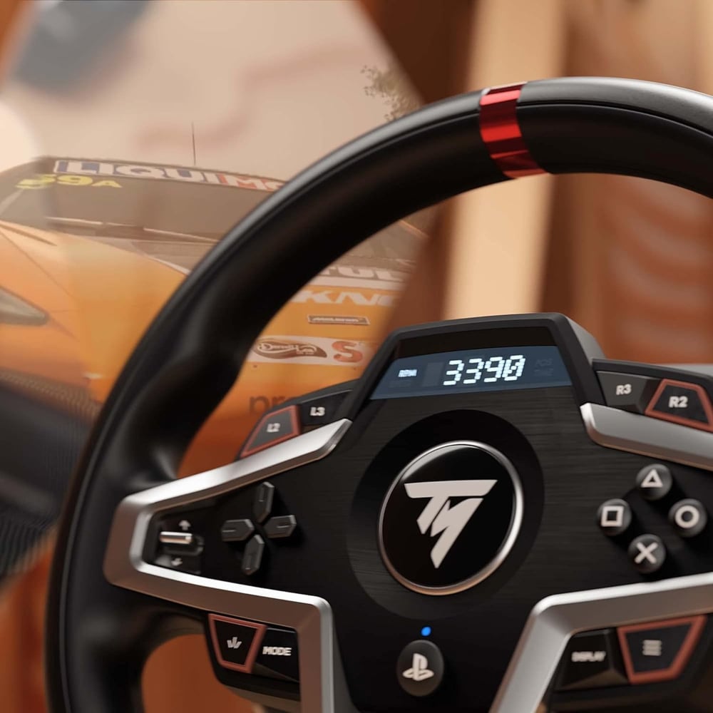 Thrustmaster Magnetic Paddle Shifters Racing Game Wheel For Ps5 Black