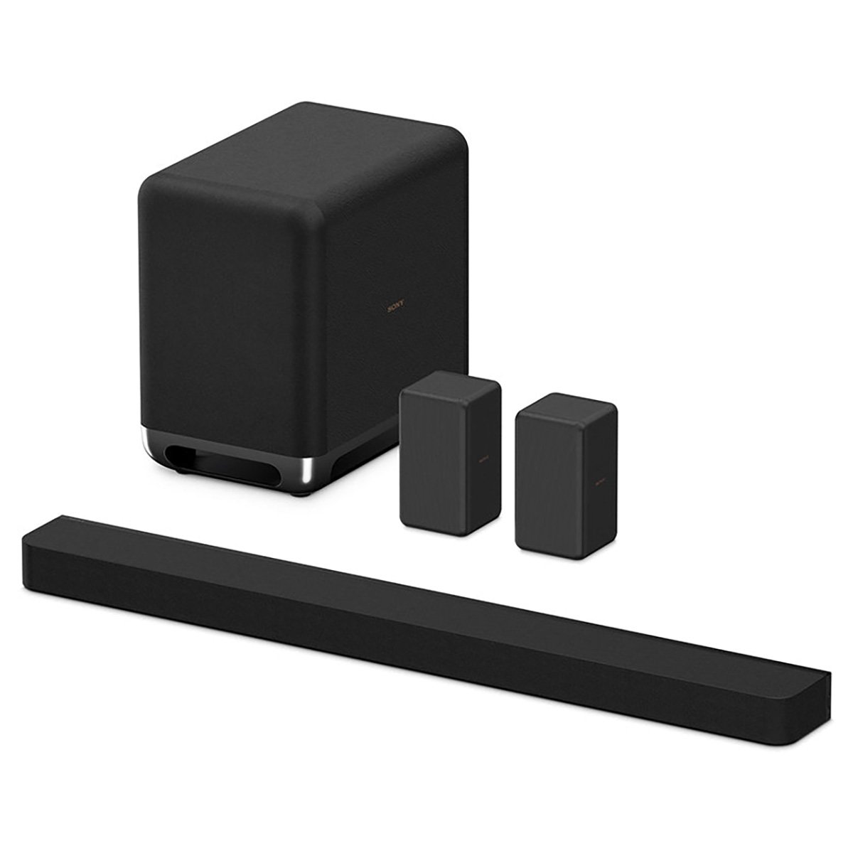 Sony HT-A8000 Bravia Theatre Bar 8 Premium Soundbar Home Theatre System Black with Sony SA-SW5 300W Additional Wireless Subwoofer and Sony SA-RS3S Additional Wireless Rear Speakers