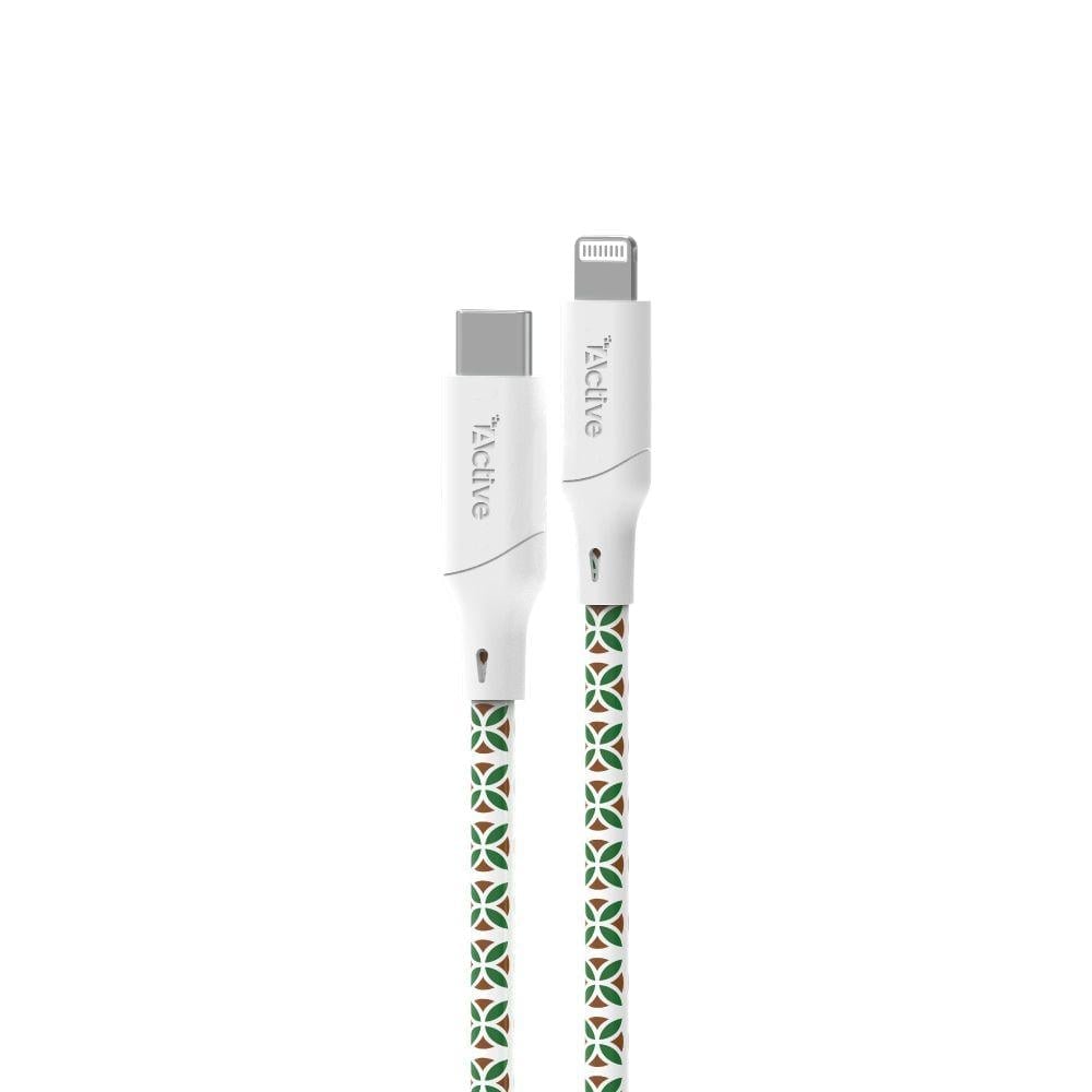 Active Pd Surge Aljiss Edition Type-C Cable 1M White/Green