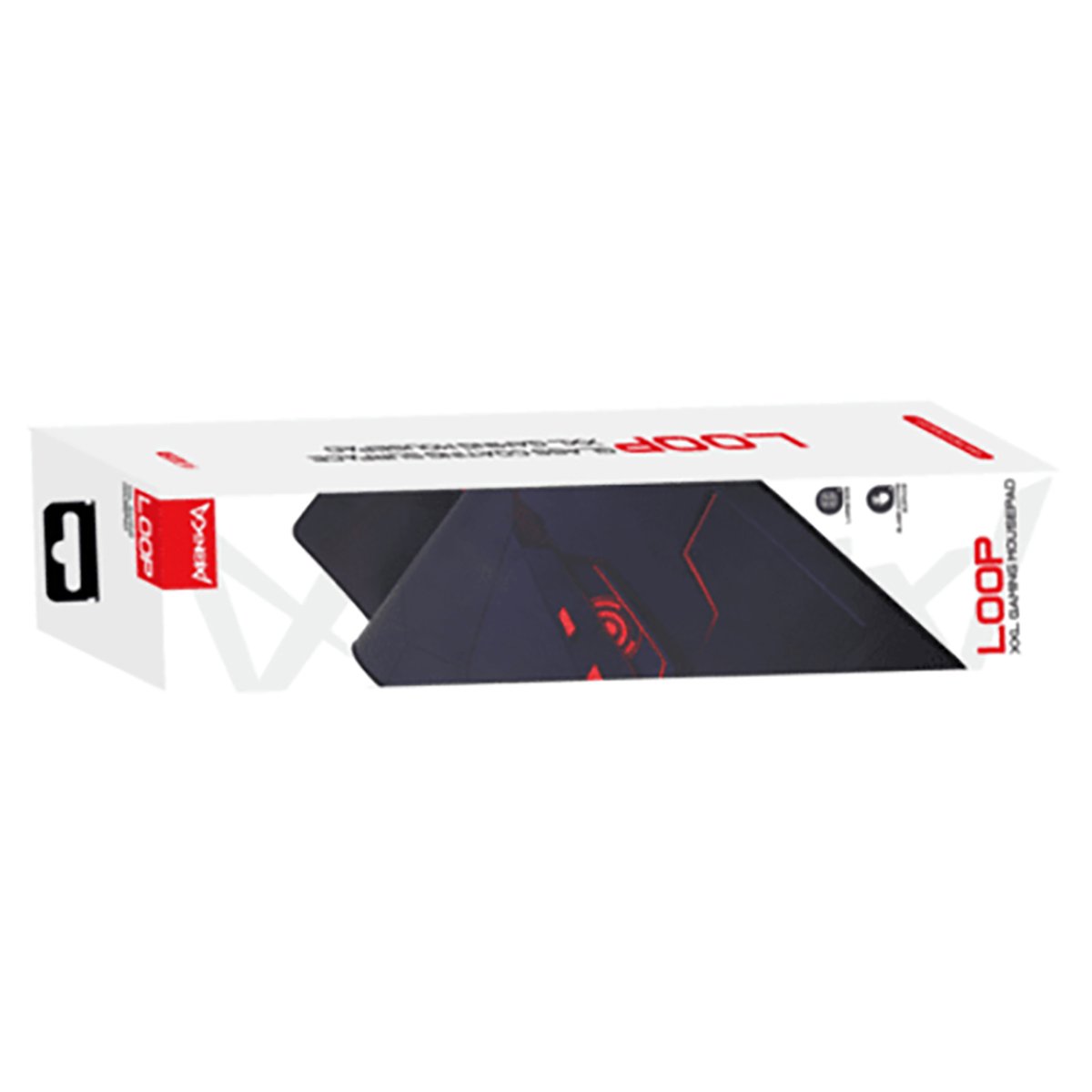 Marvo Monka Loop Professional Large Mouse Pad Black/Red