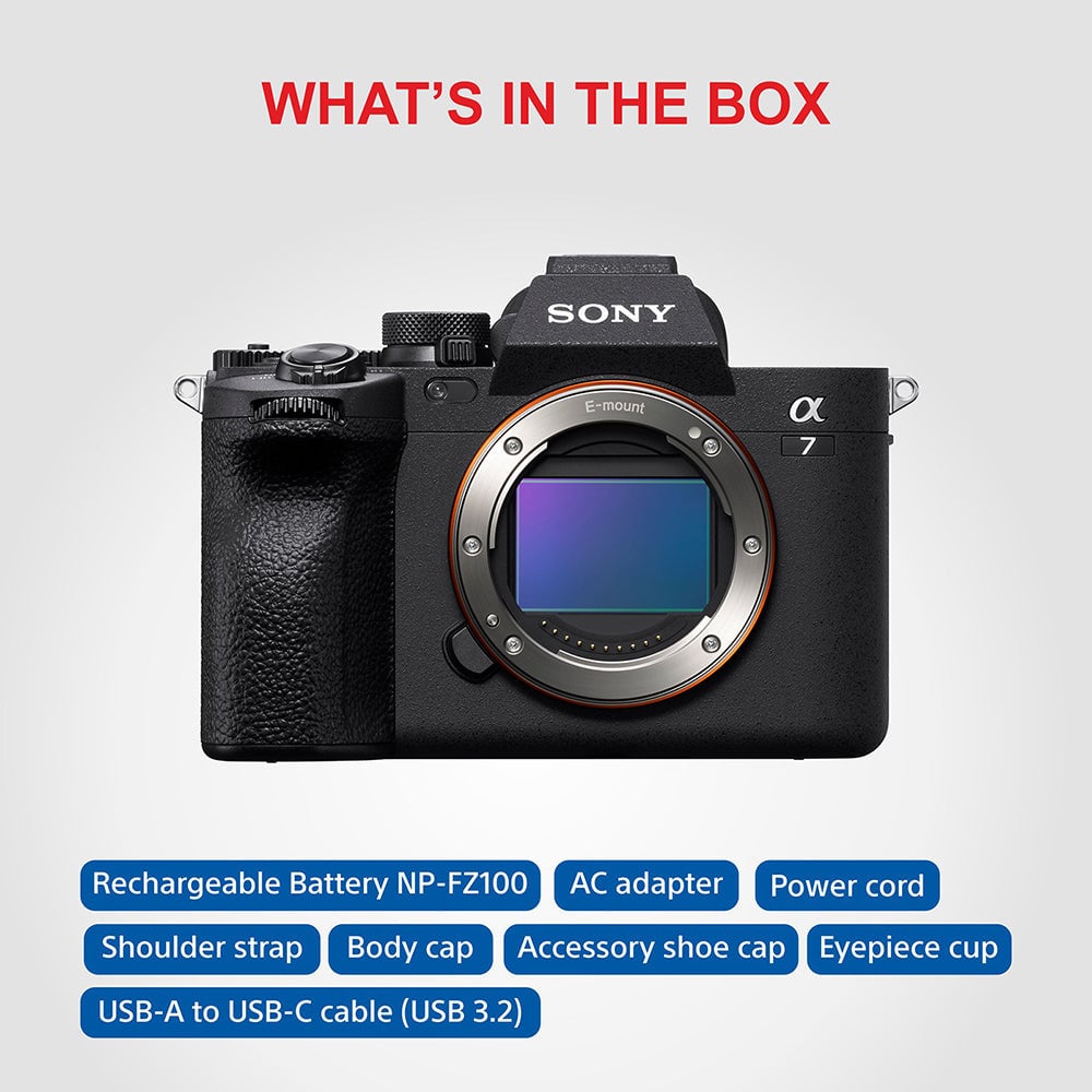 Sony ILCE-7M4 Alpha K 60P Video Recording Digital Zoom Full-Frame Hybrid Camera 33MP Interchangeable-Lens Mirrorless Camera Black with FE 16-35mm F2.8 Wide-Angle Zoom Lens