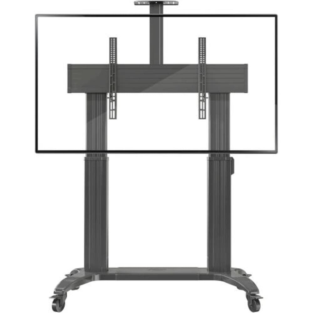 North Bayou 75 Inch To 110 Inch Motorized Heavy Duty Pro Mobile Cart Tv Mount Black