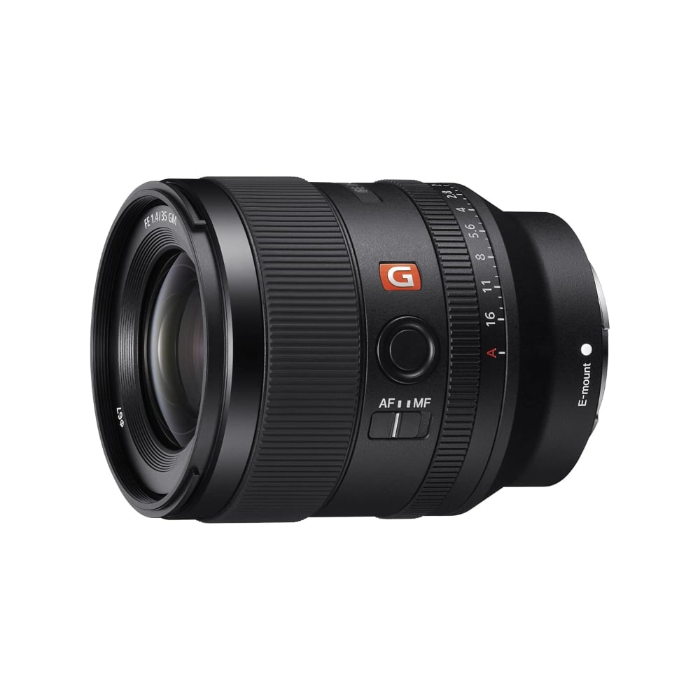Sony E Mount Sony FE 35mm F1.4 GM Wide Angle Full-Frame Lens Black