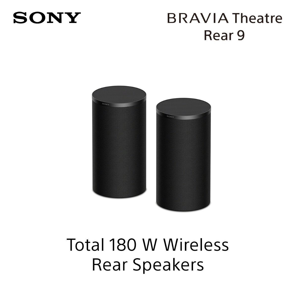 Sony BRAVIA Theatre Rear 9 SA-RS9 | 180W Wireless Rear Speakers with 360 Spatial Sound Mapping