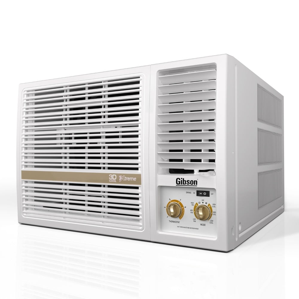 Gibson Window Air Conditioner 24000 BTU 2 Ton | Heat & Cool | White | GW24HFA01