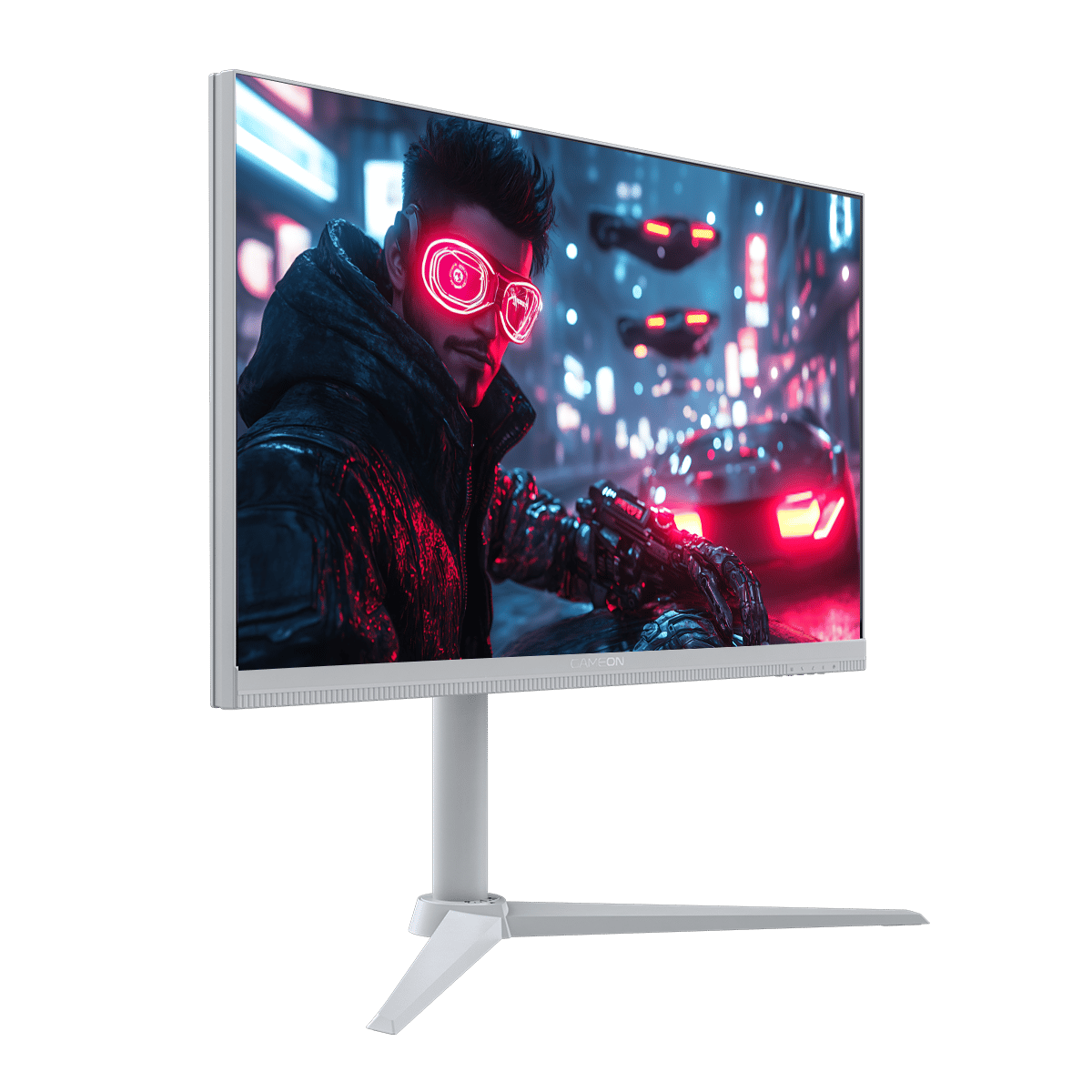 شاشة الألعاب جيم أون GOAP27QHD380IPS سلسلة آركتيك برو، بحجم 27 بوصة، وبدقة QHD، ومعدل تحديث خارق 380 هرتز،وزمن استجابة 0.5 مللي ثانية ،ومنفذ HDMI 2.1،لوحة Fast IPS تدعم جهاز PS5 | أبيض