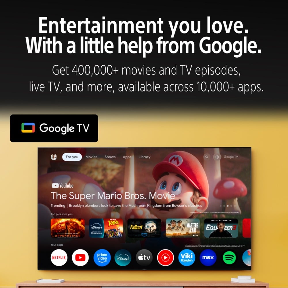 Sony K-98XR50 BRAVIA 5 98 Inch 4K Ultra HD Mini LED Smart Google TV with XR Processor