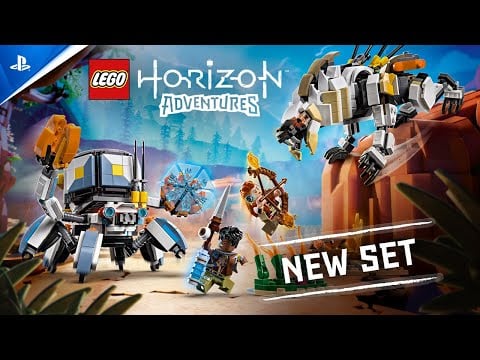 LEGO Horizon Adventures - Aloy & Varl vs. Shell-Walker & Sawtooth LEGO Set