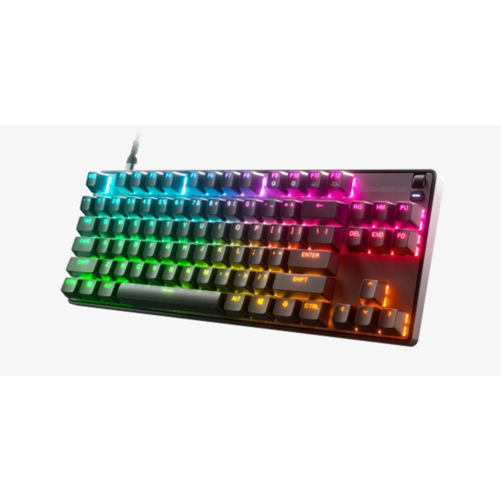 ستيل سيريز لوحة مفاتيح Apex 9 TKL | مفاتيح بصرية، قابلة للتبديل | تخطيط إنجليزي QWERTY | SS-64848