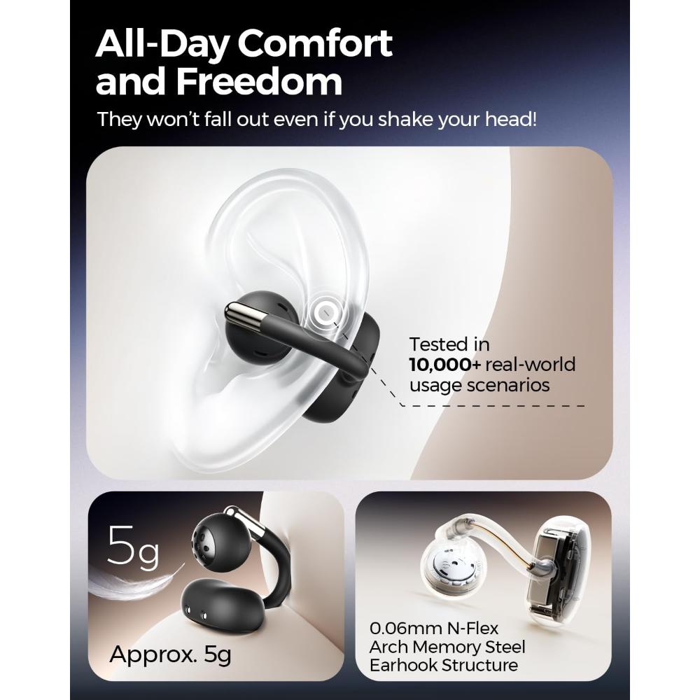 Sony LinkBuds Clip Wireless Open Earbuds| Lavender