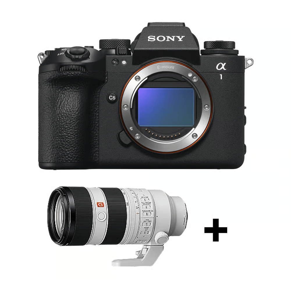 Sony ILCE-1M2 Alpha 1 II 50.1 MP Full-Frame Stacked Exmor RS CMOS Sensor Professional Camera Black with Sony SEL70200GM2 E Mount FE 70–200mm F2.8 GM OSS II Full-Frame Lens