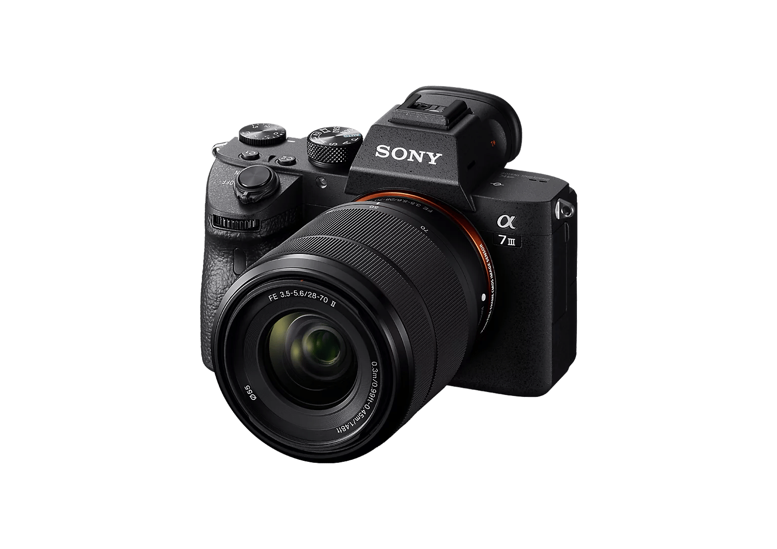 Sony Alpha 7 III ILCE-7M3M Full-Frame Mirrorless Camera with FE 28-70mm OSS Lens – 24.2MP, 4K Video, 5-Axis Image Stabilization