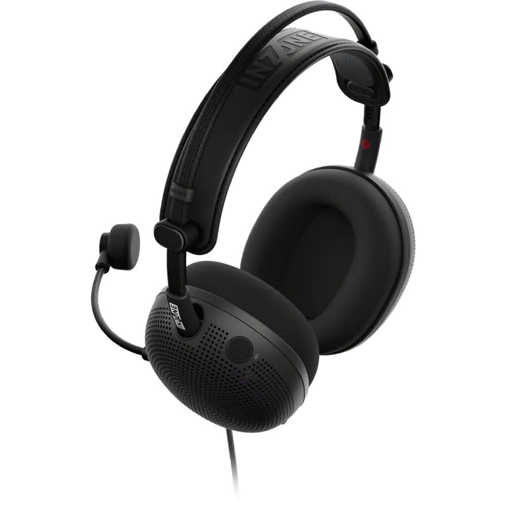 Sony INZONE H6 Air Wired Open-Back Gaming Headset, 40mm Drivers, 360 Spatial Sound, Detachable Microphone, Black (MDR-G600/B)