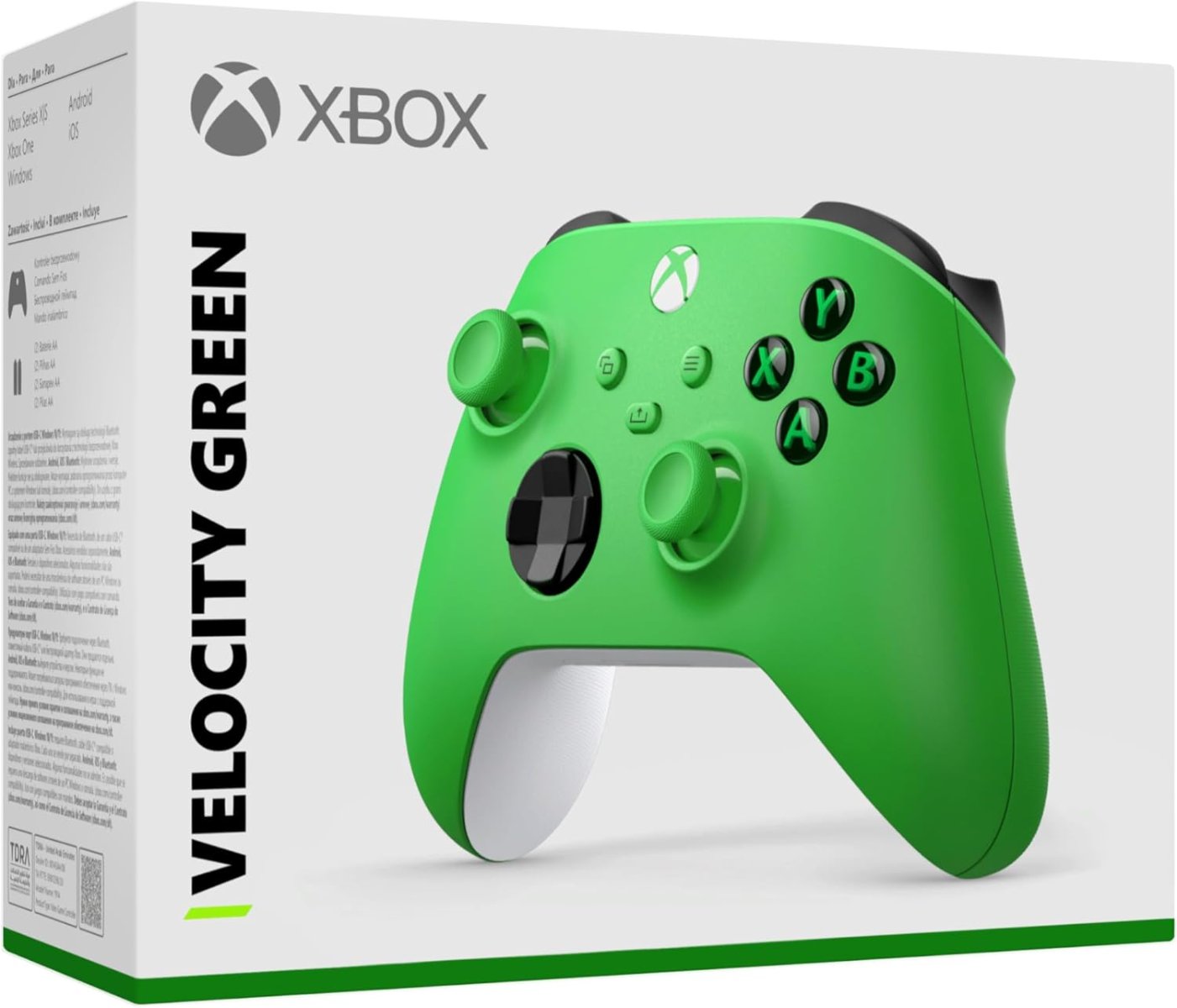 يد تحكم Microsoft Xbox اللاسلكية – أخضر Velocity Green