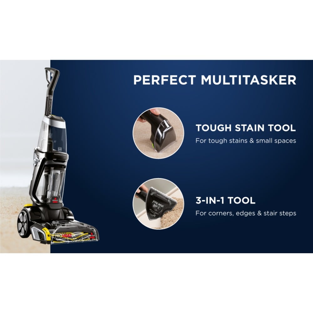 Bissell ProHeat 2X Revolution CleanShot (2066E) Carpet Cleaner | HeatWave Technology | Black