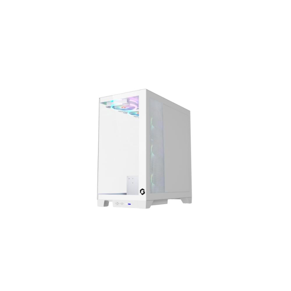 Gameon Emperor Arctic IV Series 10-Fans Mid Tower ARGB+PWM| Lighting Gaming Case| White