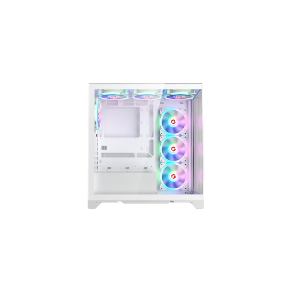Gameon Emperor Arctic IV Series 10-Fans Mid Tower ARGB+PWM| Lighting Gaming Case| White