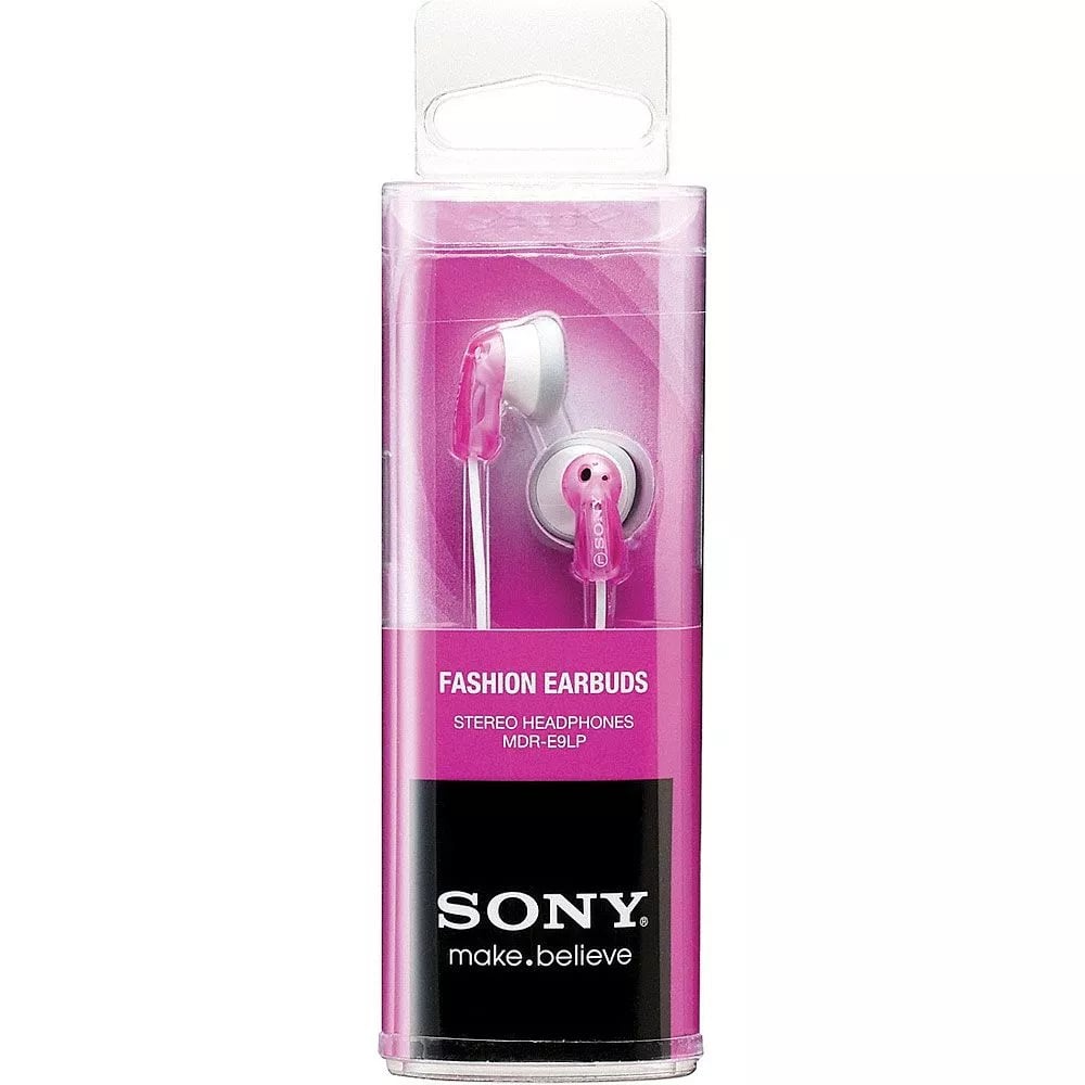 Sony MDR-E9LP Wired In-Ear Headphones Hybrid Driver Bass Sound Pink
