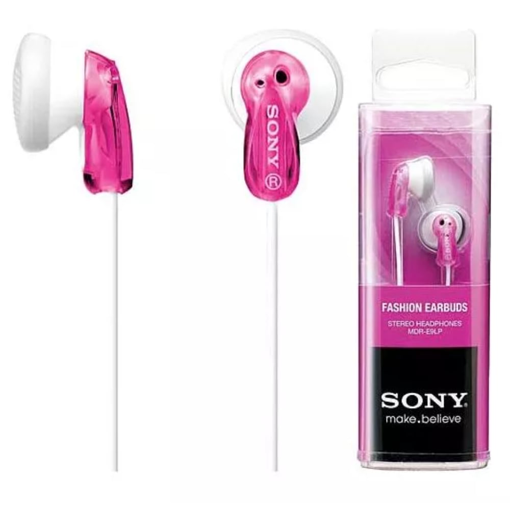 Sony MDR-E9LP Wired In-Ear Headphones Hybrid Driver Bass Sound Pink