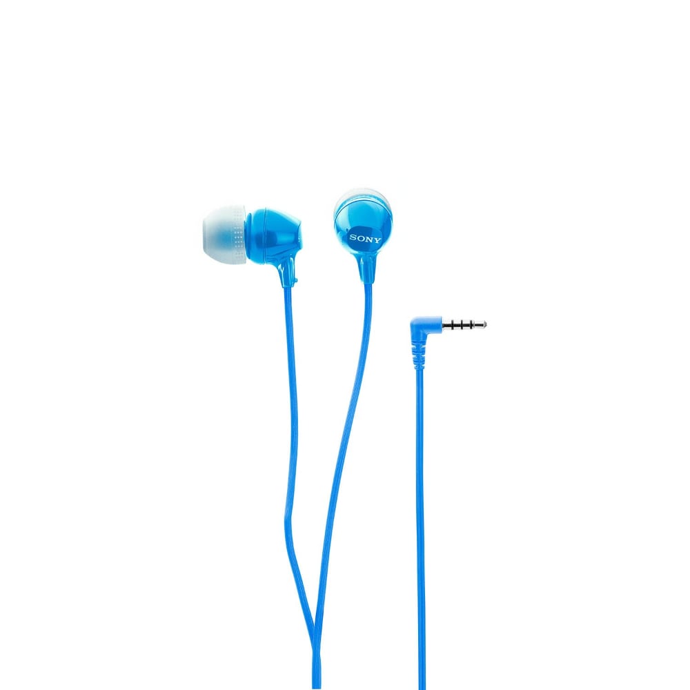 Sony Wired In-Ear 9mm Dynamic Driver Headphone With Mic Blue