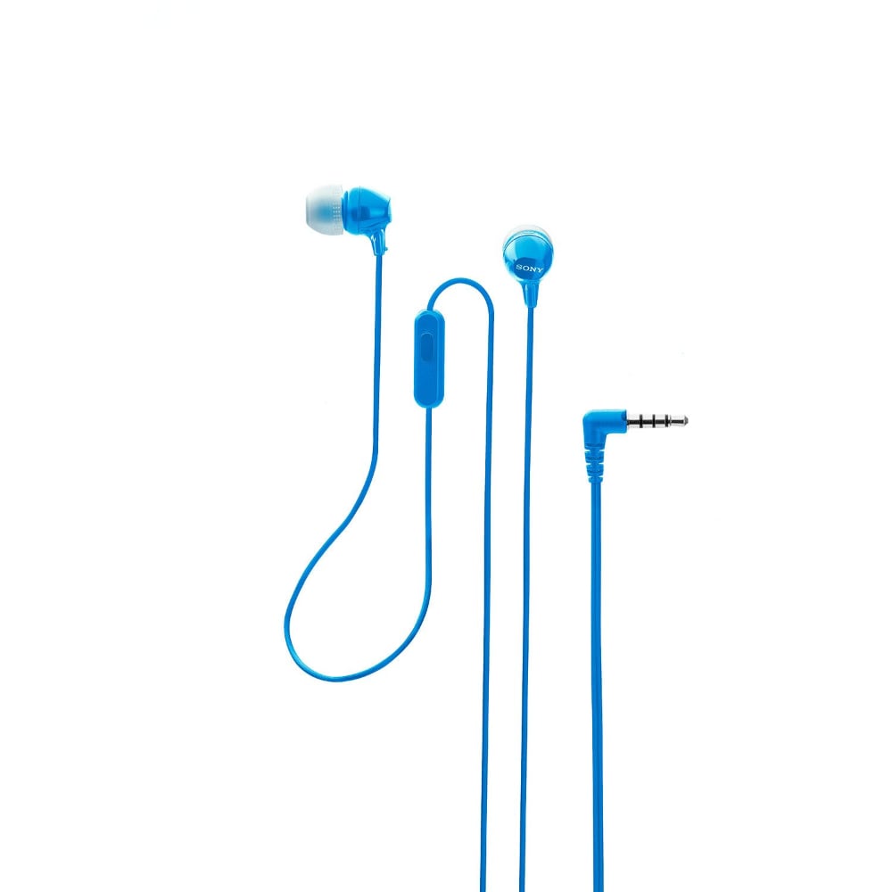Sony MDR-EX14AP Wired In-Ear Headphones Dynamic Driver with Microphone Blue